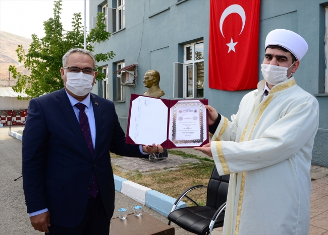 Afganistanlı hükümlü Manevi Rehberlik Birimi'nin ilk hafızı oldu